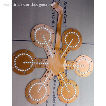 2 layer flex PCB assemlby